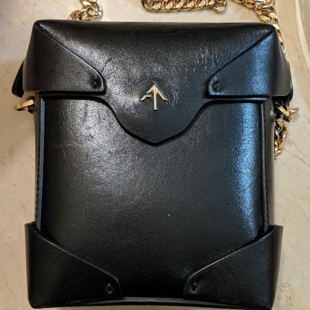 Manu Atelier Micro Prinstine Box Bag